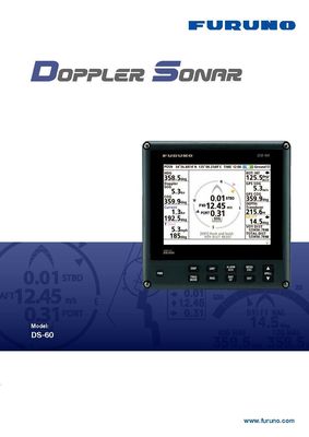 FURUNO DS 60 Doppler Sonar Speed Log For 50000 Gt Upper Vessels