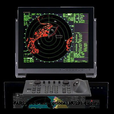 Quality 12kW 96nm Marine ARPA Radar With 23.1" Color Lcd Display factory