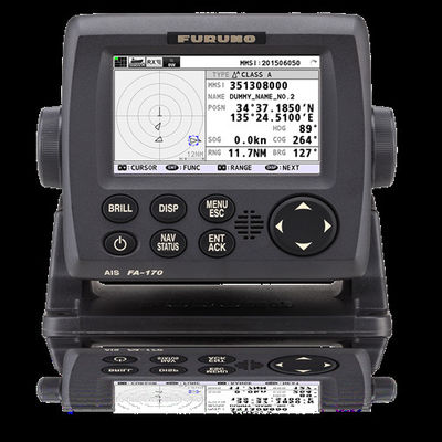 Quality FURUNO FA170 Class A AIS transponder Clear 4.3" color display Global Maritime Distress And Safety System factory